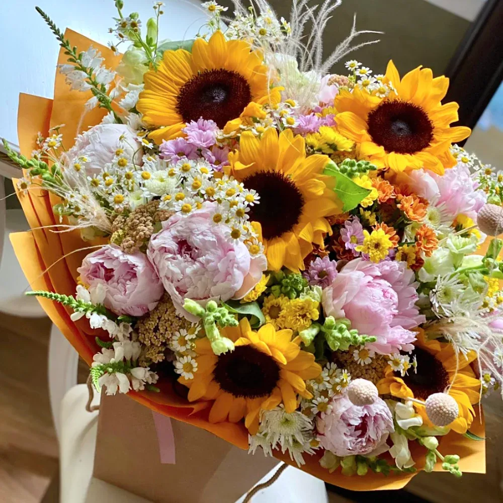 Букеты с Подсолнухами