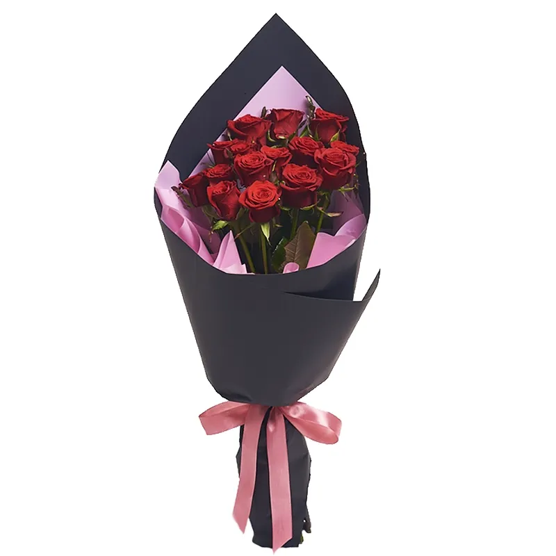 Букет из 15 алых роз