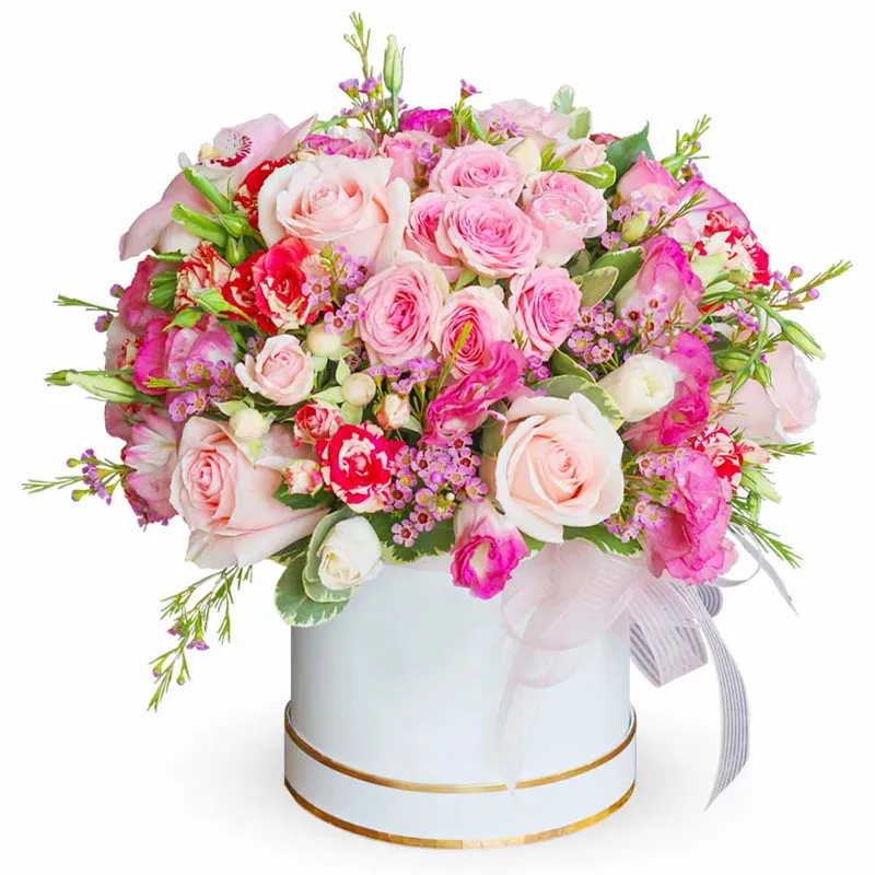 Цветы в коробке 