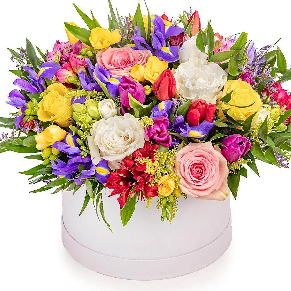 Цветы в коробке 