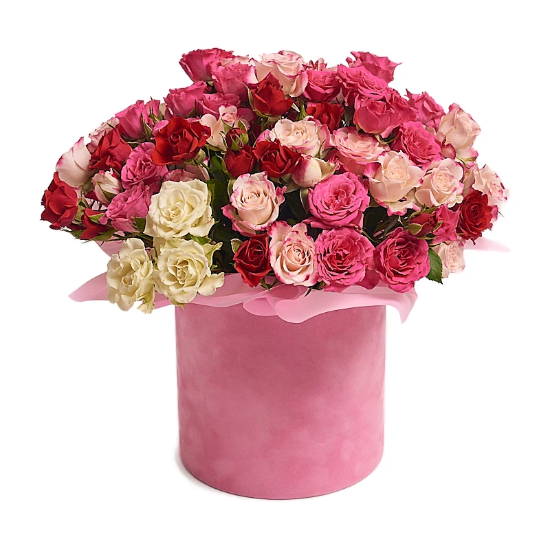 Цветы в коробке 