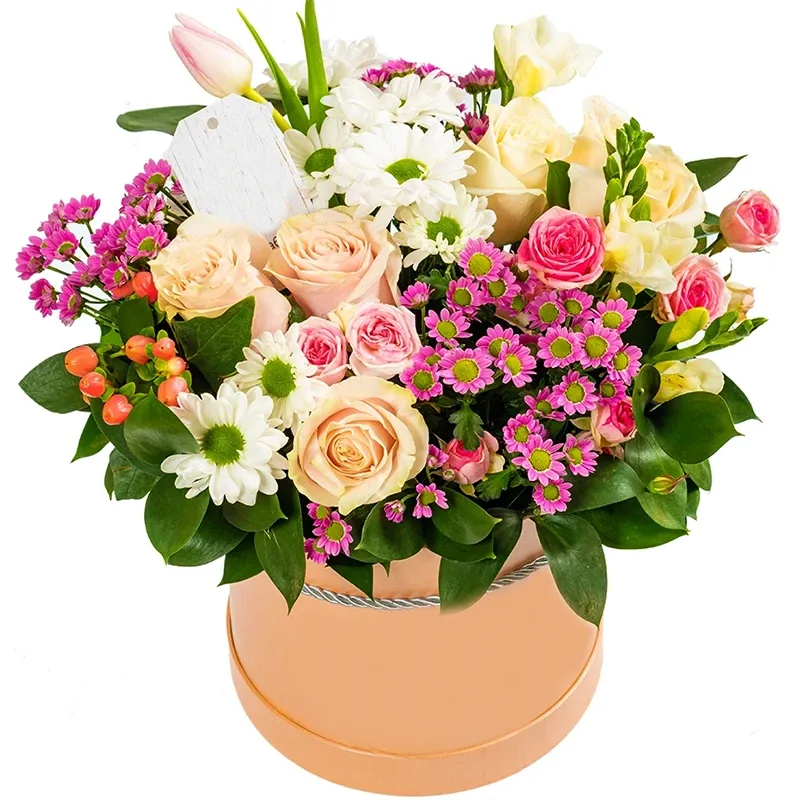 Цветы в коробке «Роман»