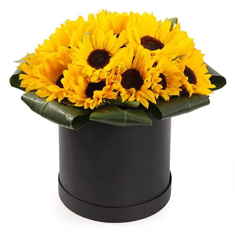 Цветы в коробке «Солнечный свет»