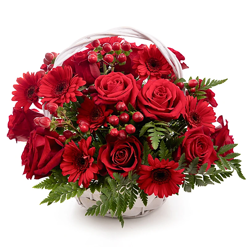 Корзина с цветами