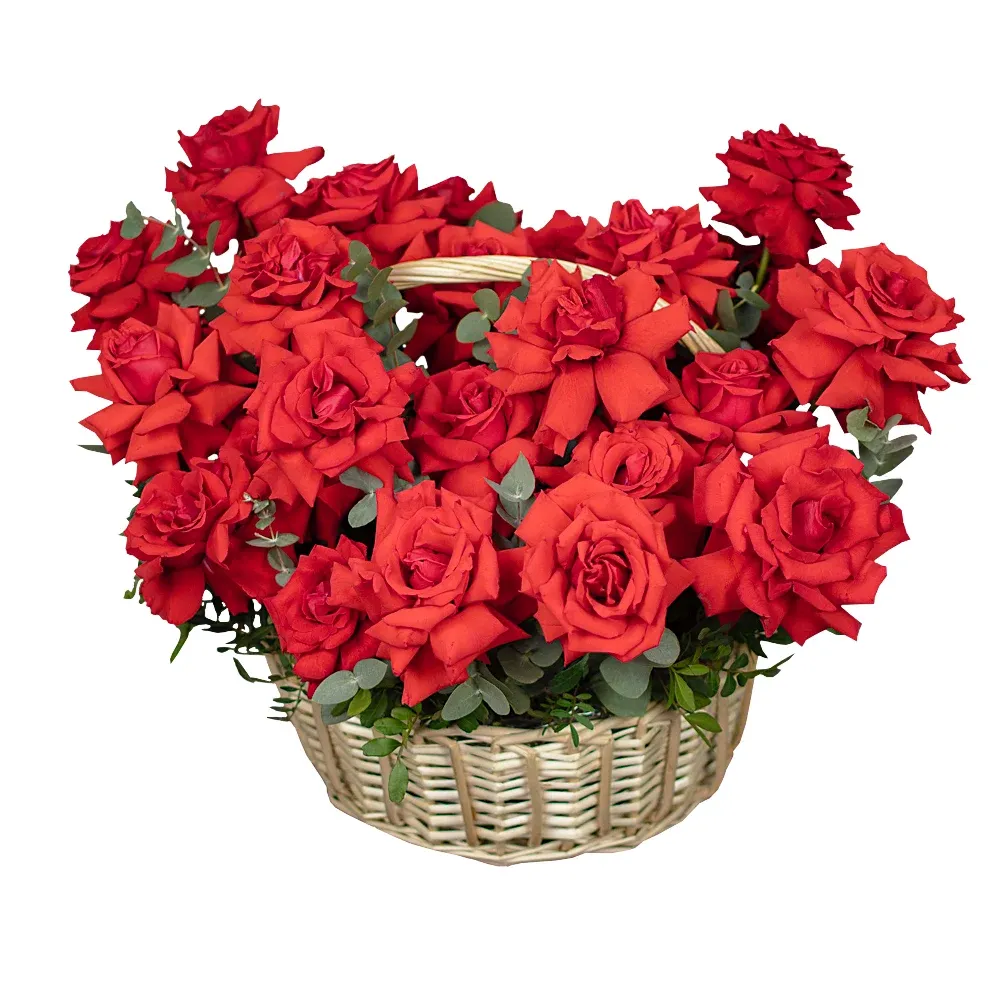 Корзина с цветами 