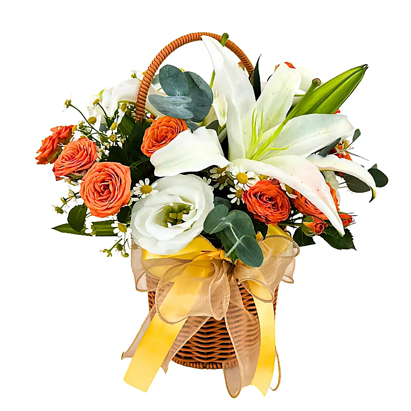 Корзина с цветами 