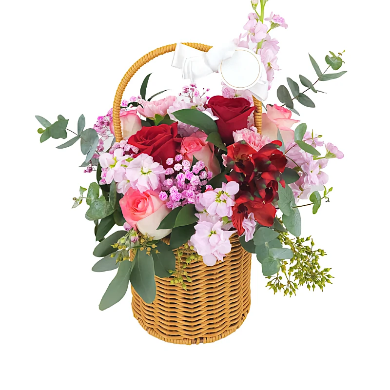 Корзина с цветами 