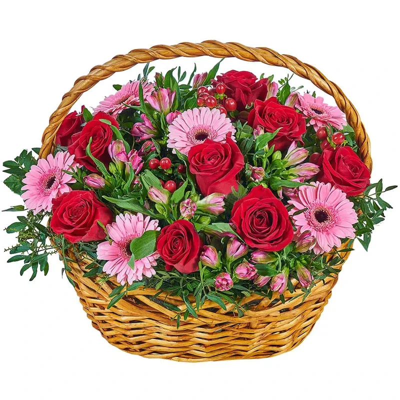 Корзина с цветами «Сеньорита»