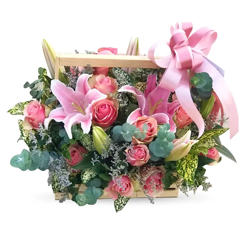 Корзина с цветами 