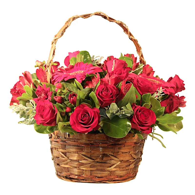 Корзина с цветами 